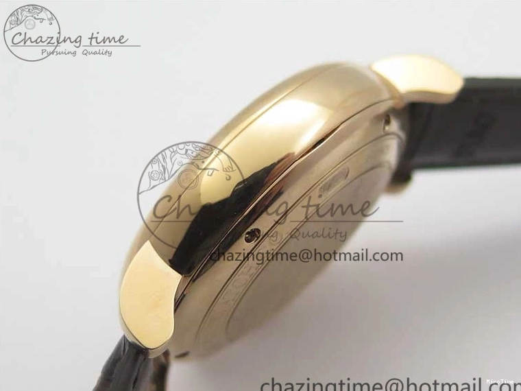 MIROTIME 0729 Efficient Portofino Chrono RG ZF 1:1 Best Edition White Dial on Brown Leather Strap A 7151